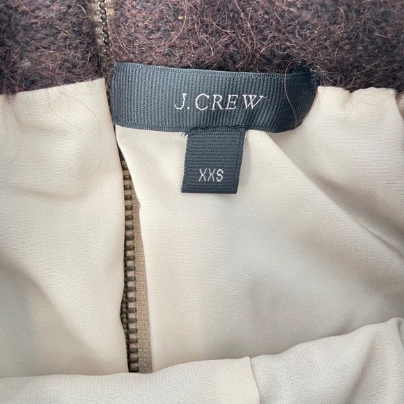 J. Crew Cashmere Wool Fair Isle Knit Skirt XXS Pink Brown Gray Boho Fairycore - Picture 4 of 10